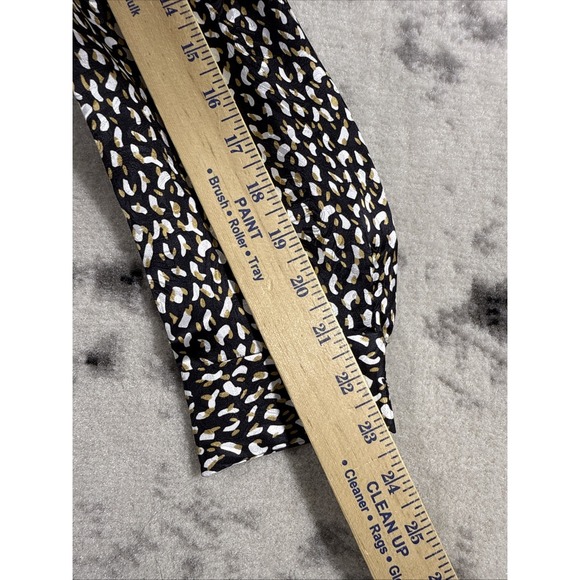 Lafayette 148 Top Womens Extra Small Abstract Button Up Comfort Casual 100% Silk - Picture 5 of 10